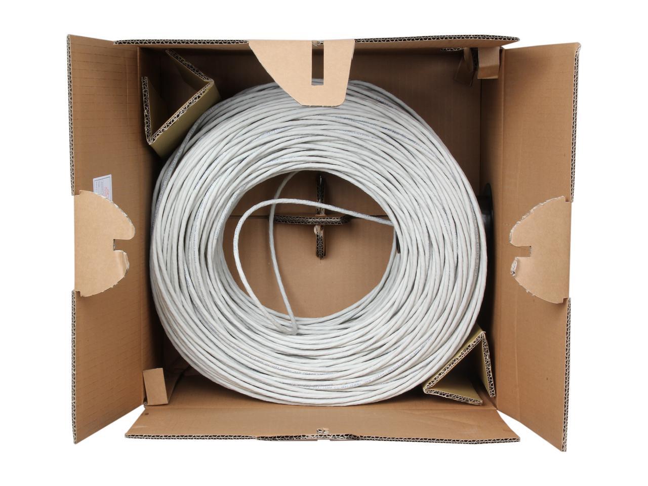 WIRC6CMPGRY 1000 ft. Roll of Gray Plenum CMP Cat 6 Solid