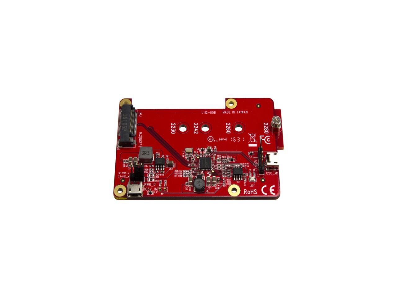 Startech Pib2m21 Raspberry Pi Board Usb 20 480mbps Usb To M2 Sata Converter Usb To Sata 2075