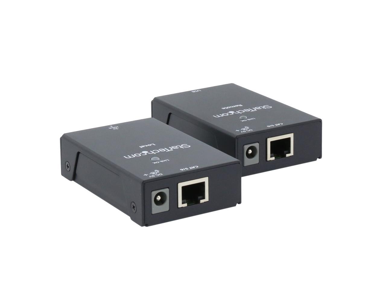 StarTech.com Cat5/Cat6接続1ポートUSB 2.0エクステンダー(延長器