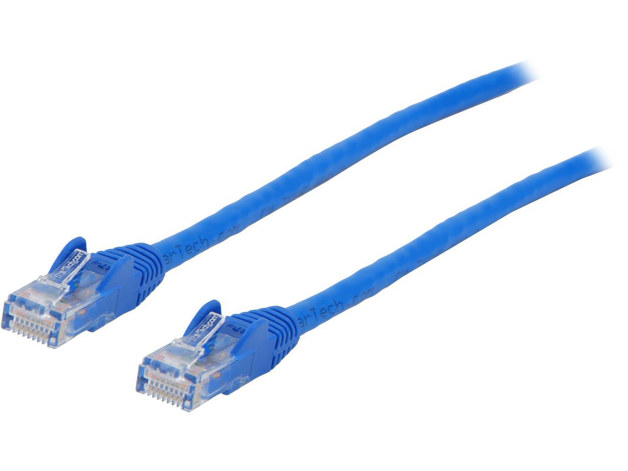 Startech N6patch8bl Cat6 Patch Cable 8 Ft Blue Ethernet Cable Snagless Rj45 7250