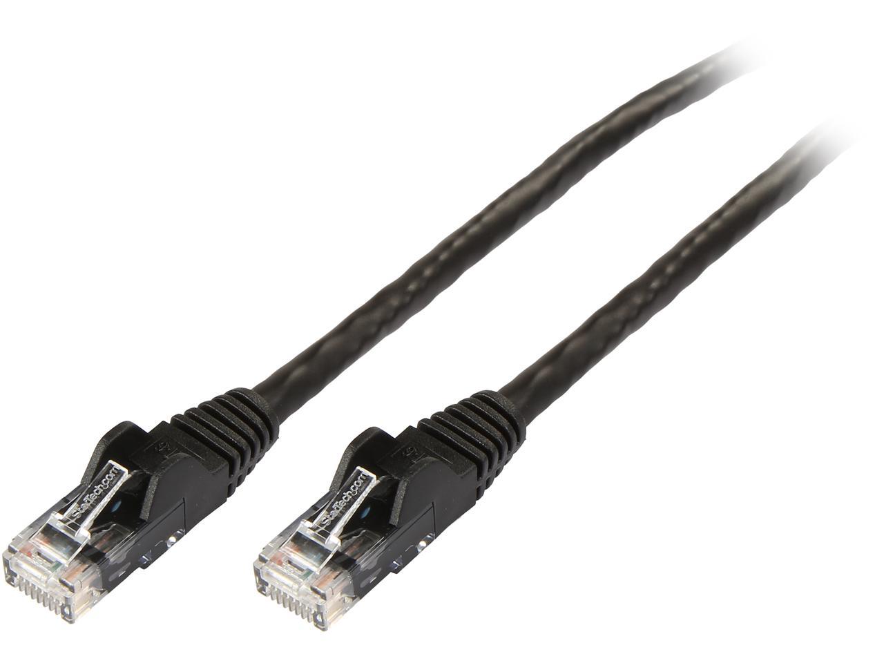 Patch 40 Feet LAN Internet Cable Cat6 Ethernet Cable 40 ft 2 Pack RJ45 utp Cat 6 Network Cord Black 