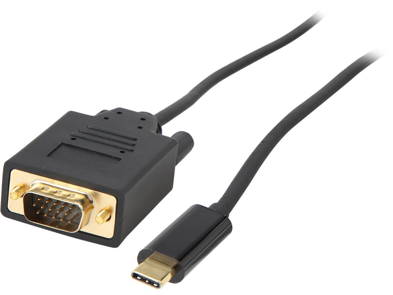 Coboc USBC2VGAMM6FT USBC to VGA 1080P Converter Adapter Cable USB C