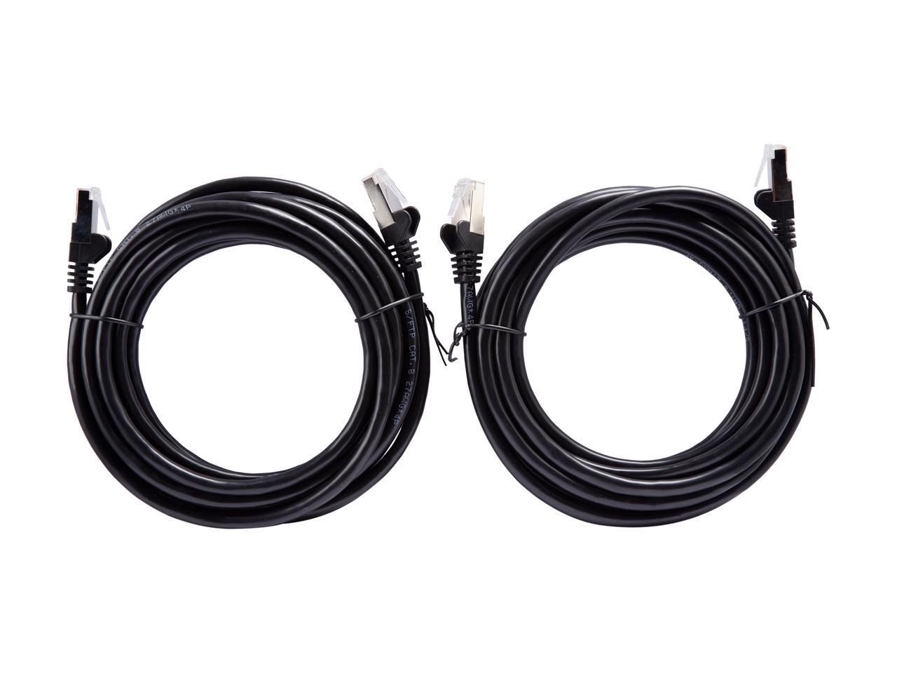 Rosewill RCNC20005 CAT 8 Cable 14 ft. 2 Pack Cat8