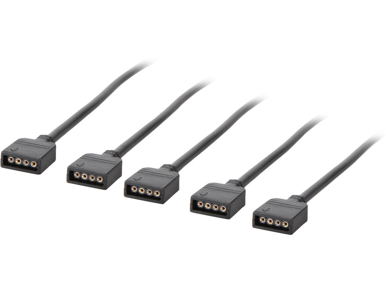 Micro Connectors F04RGB0430 11.81 in. (30cm) 1 to 4 RGB Splitter