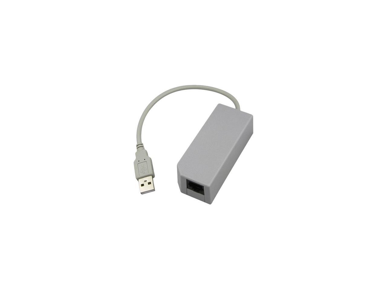 Insten 675521 USB LAN Adapter for Wii + 25 FT CAT5 Cable