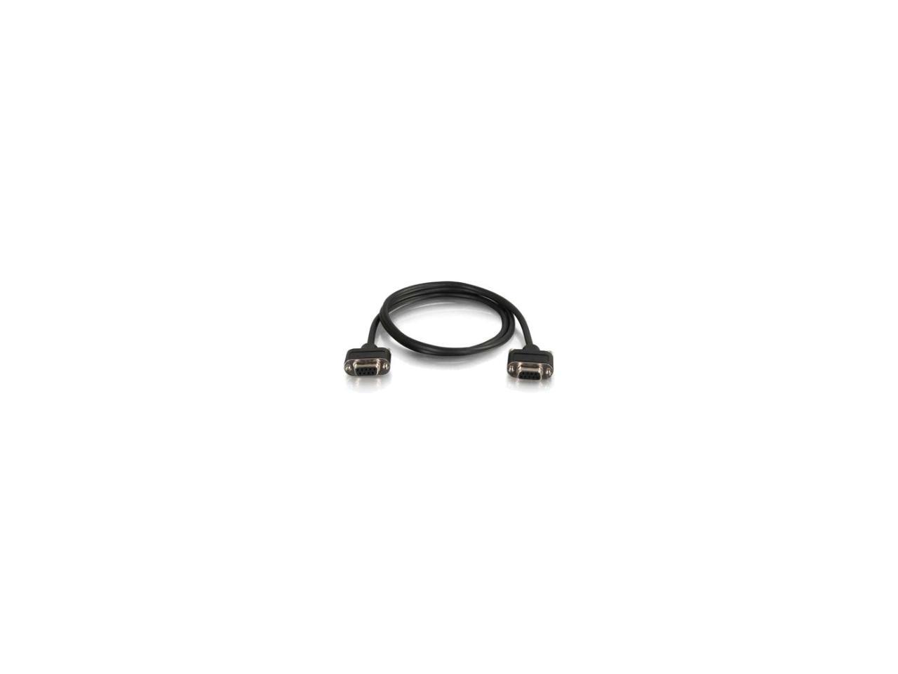 C2G 3ft CMG-Rated DB9 Low Profile Null Modem F-F - Newegg.com