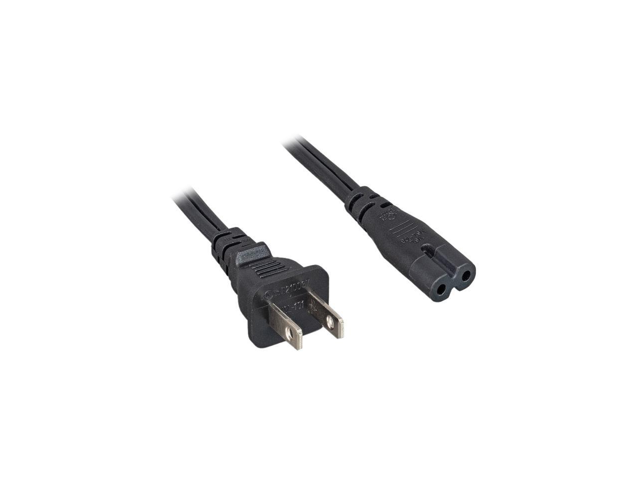 Nippon Labs 18 AWG NonPolarized US Notebook Power Cord NEMA 115P to