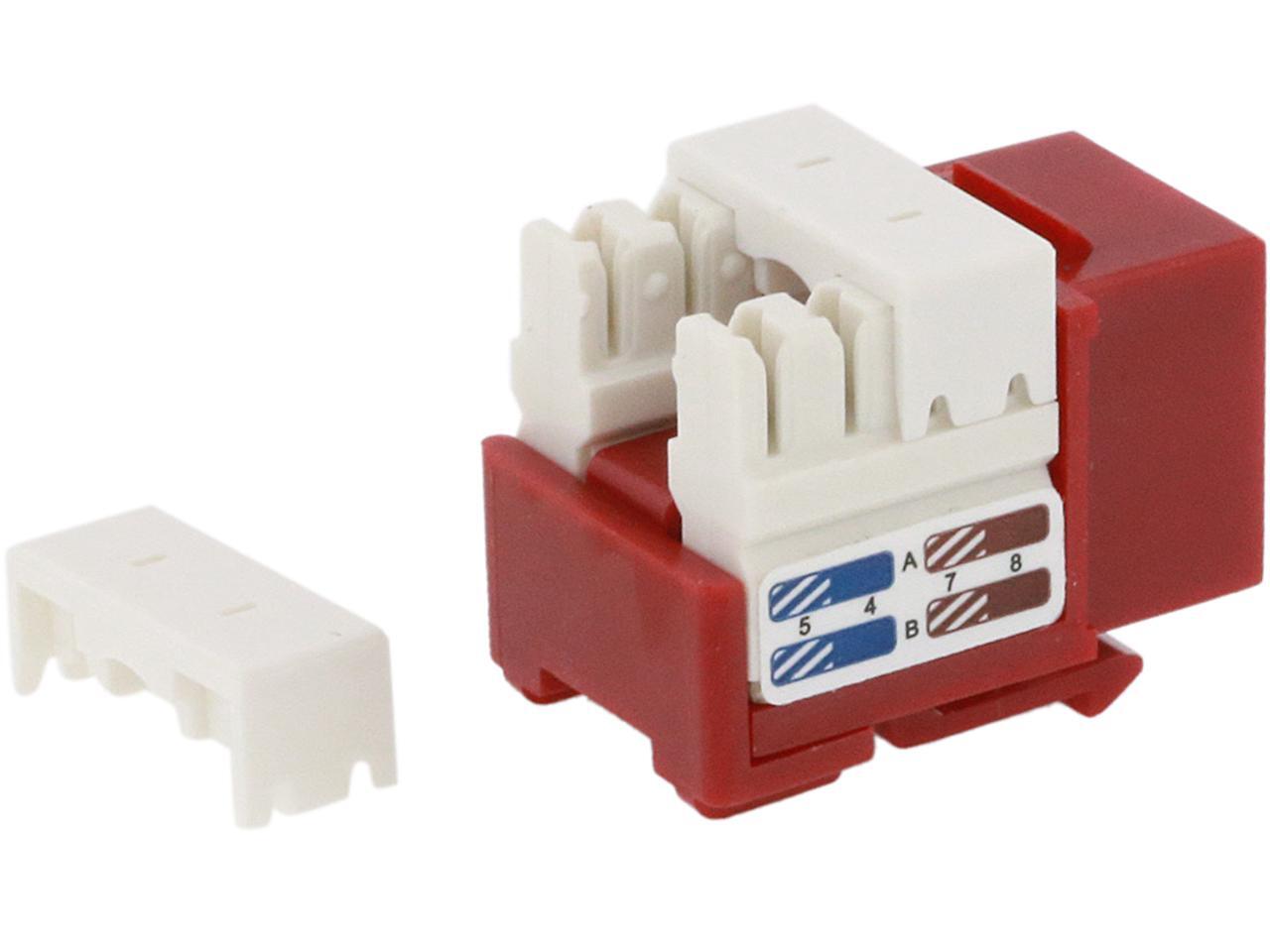 Blue BattleBorn 50-Pack LOT of Cat5/Cat5e Keystone Jacks 110 Punch Type Blue BattleBorn 50-Pack LOT of Cat5/Cat5e Keystone Jacks 110 Punch Type