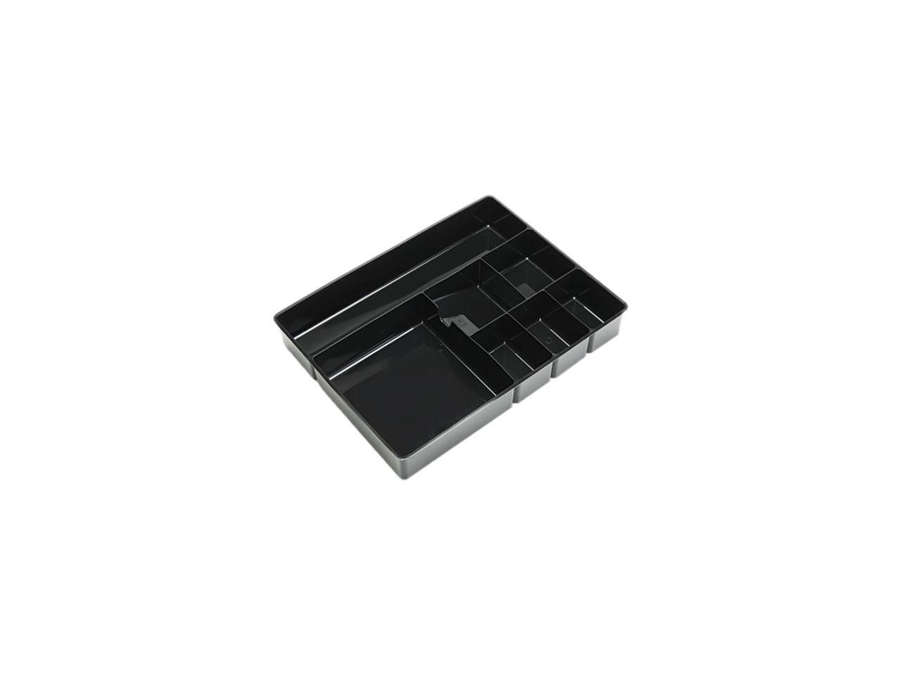 Officemate Deep Desk Drawer Organizer Tray Black 21322