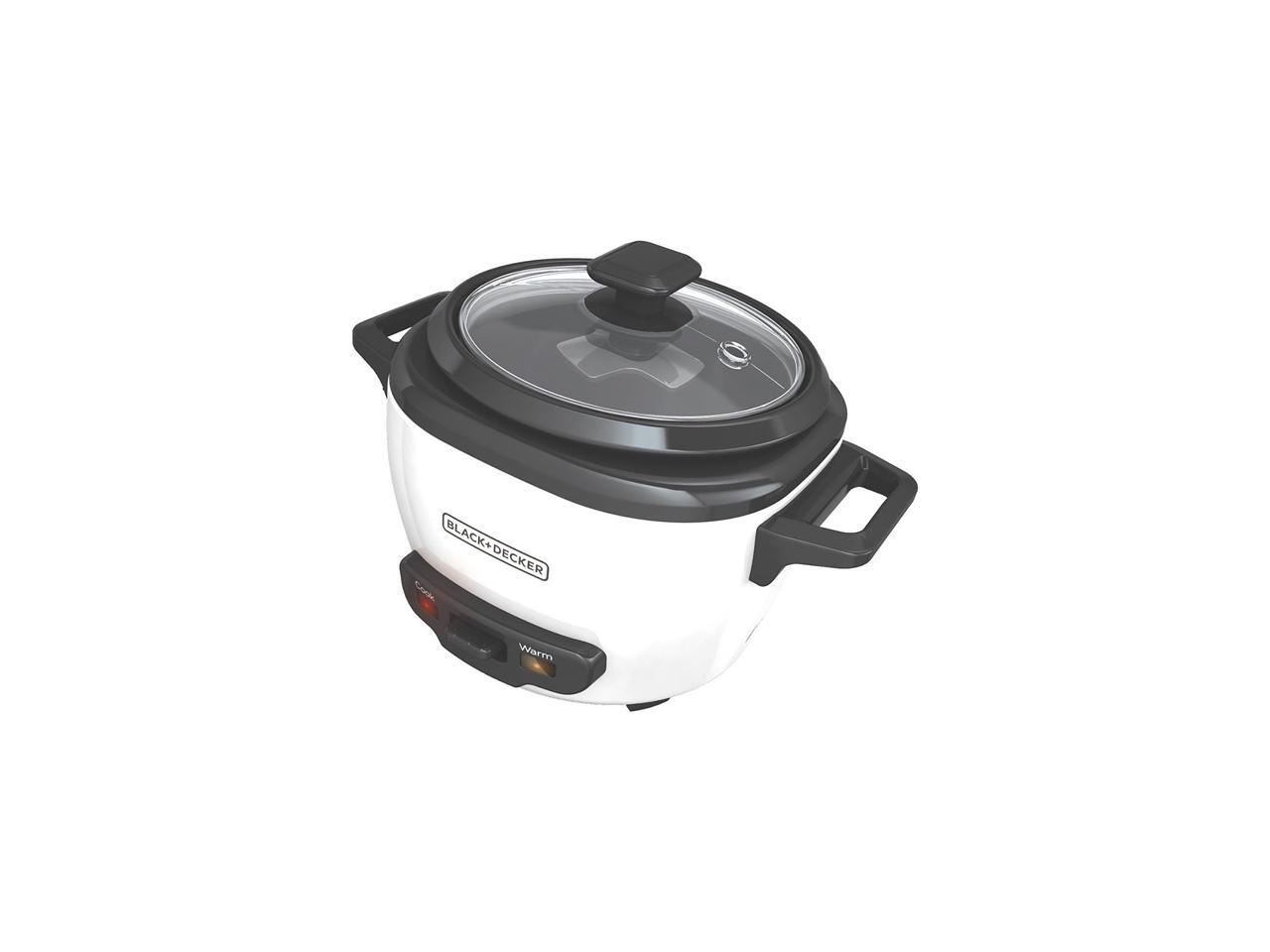 BLACK+DECKER RC503 Mini 3Cup Cooked/1.5Cup Uncooked Rice Cooker