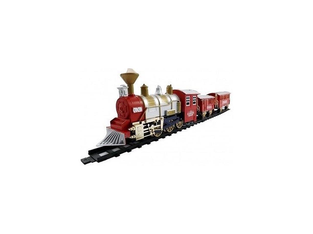 Classic Train Set with Smoke and Sound