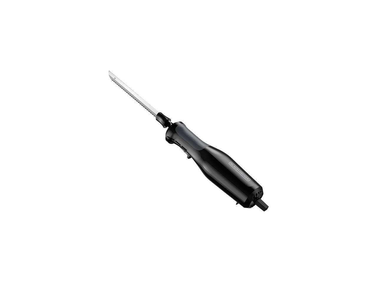 Black + Decker ComfortGrip 9 Inch Electric Knife, Black EK500B