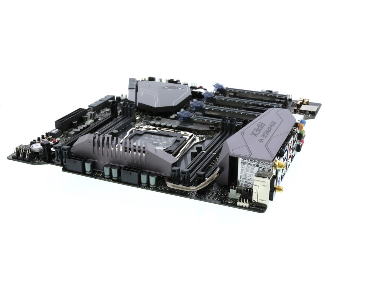 ASUS ROG RAMPAGE VI APEX LGA 2066 Intel X299 SATA 6Gb/s USB 3.1 USB 3.0  Extended ATX Intel Motherboard