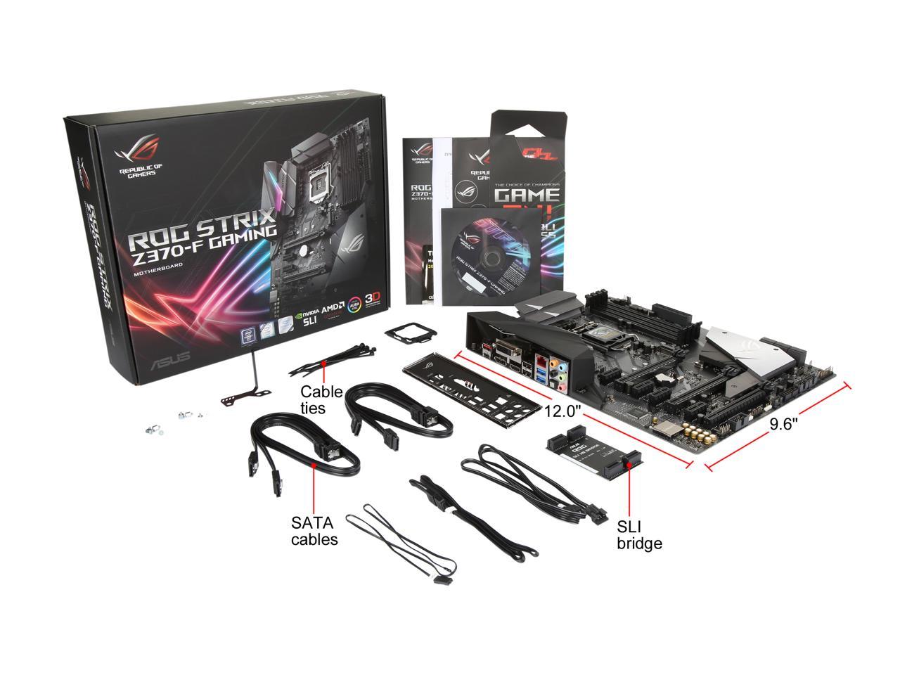 ASUS ROG Strix Z370-F Gaming LGA 1151 (300 Series) ATX Intel