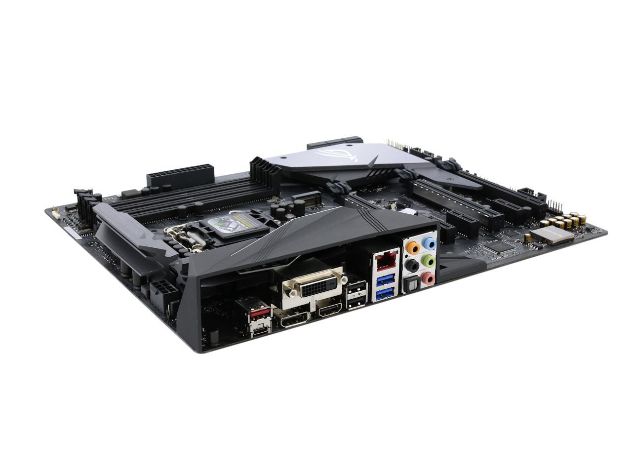 Asus Rog Strix Z370 F Gaming Lga 1151 300 Series Atx Intel Motherboard Newegg Com