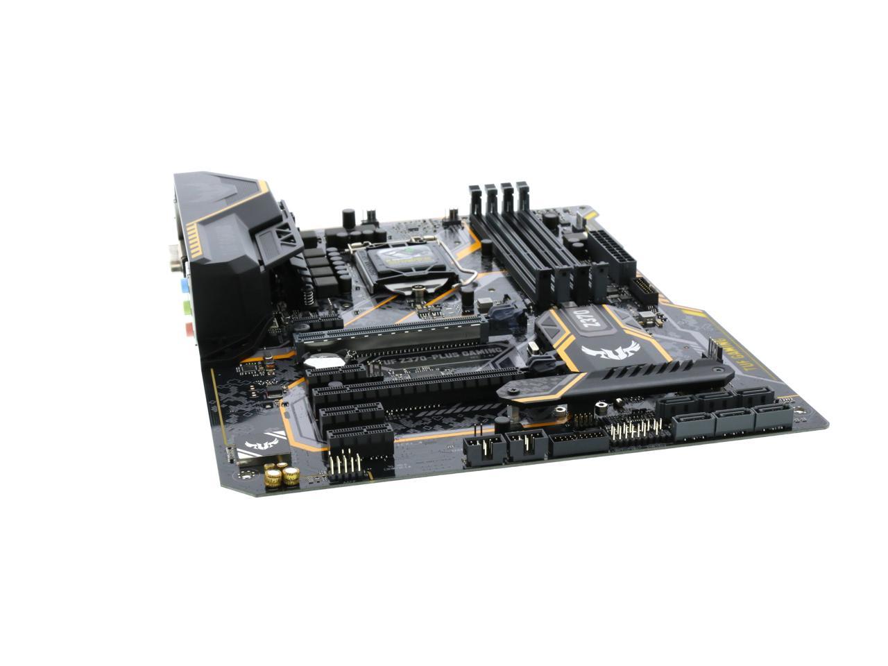 Used Very Good Asus Tuf Z370 Plus Gaming Lga 1151 300 Series Atx Intel Motherboard Newegg Com