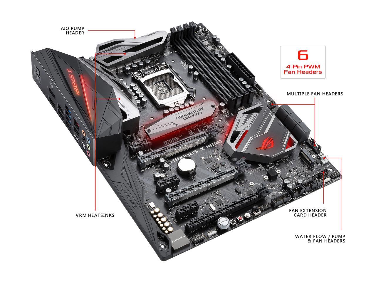 Asus rog maximus x hero обзор