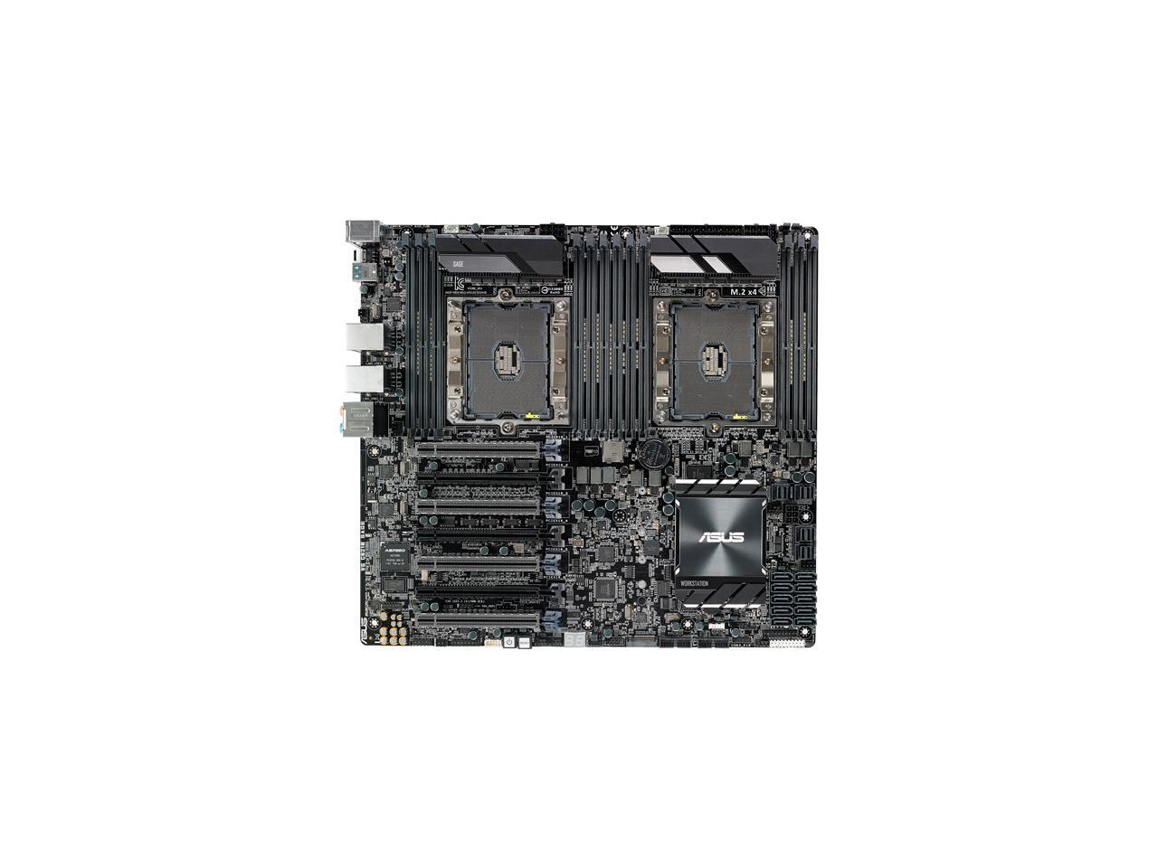 Pack Carte Mère Asus WS C621E SAGE + 2x Xeon 4110 + 192Go DDR4 Ecc + Waterblock