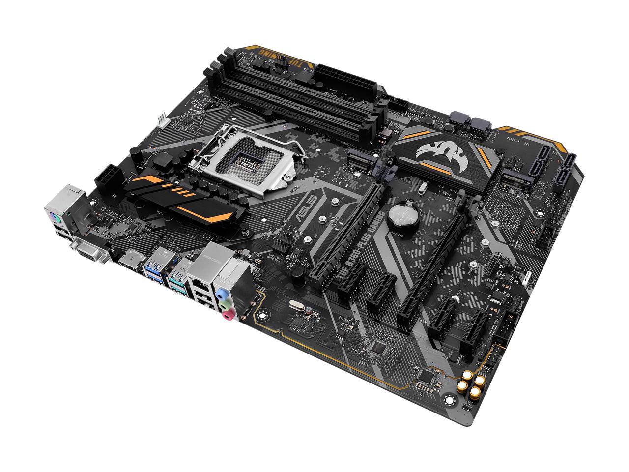 Asus Tuf 60 Plus Gaming Lga 1151 300 Series Atx Motherboard Newegg Com