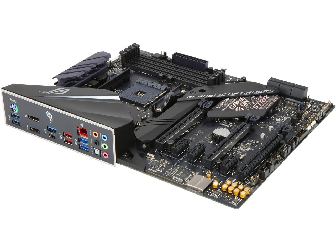 Asus Rog Strix X470 F Gaming Am4 X470 Atx Amd Motherboard Newegg Com