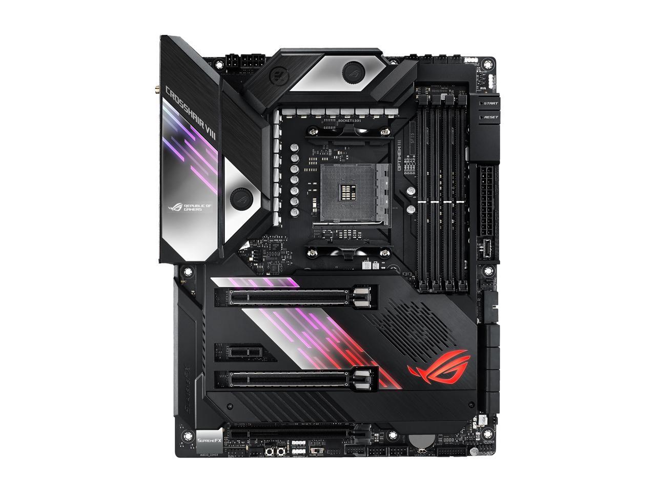 Asus Rog Crosshair Viii Formula Amd X Am Atx Motherboard With Pcie Dual M Newegg Com