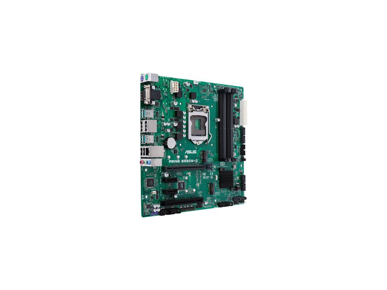 ASUS PRIME B360M-C/CSM-C-SI Micro ATX Intel Motherboard - Newegg.com