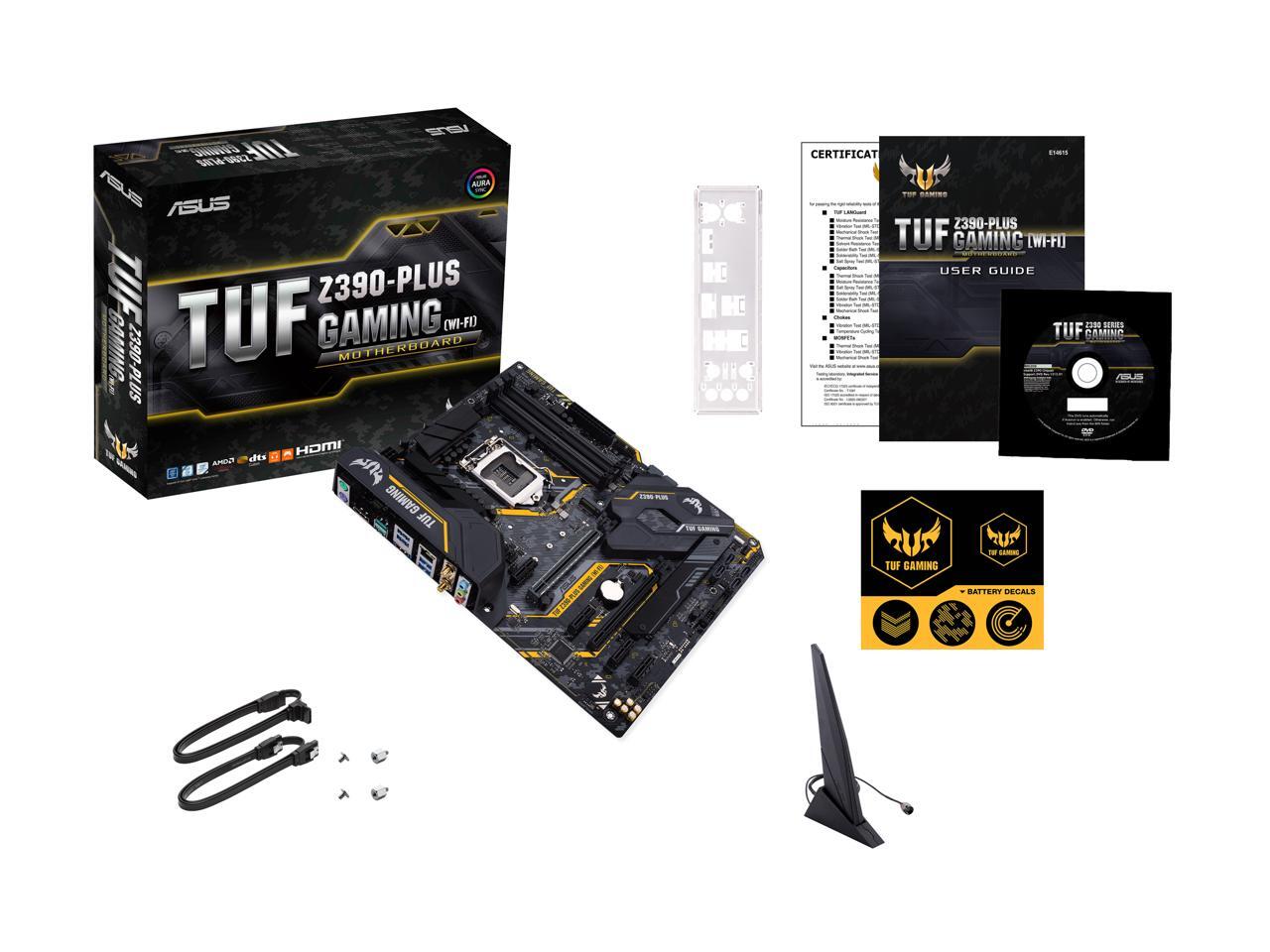 ASUS TUF Z390Plus Gaming (WiFi) LGA 1151 (300 Series) ATX Intel