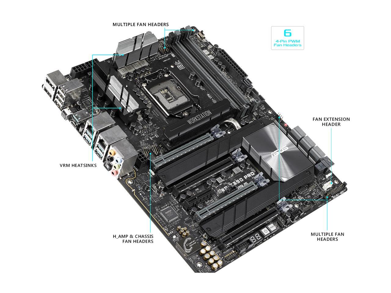 ASUS WS Z390 PRO LGA 1151 (300 Series) ATX Intel Motherboard