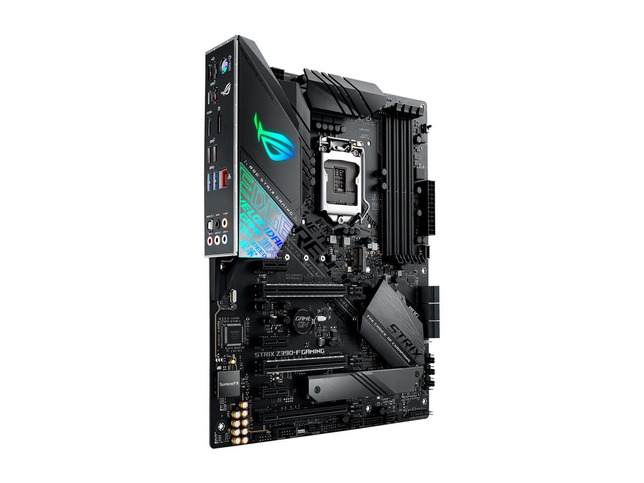 ASUS ROG Strix Z390-F Gaming LGA 1151 (300 Series) ATX Intel Motherboard -  Newegg.com