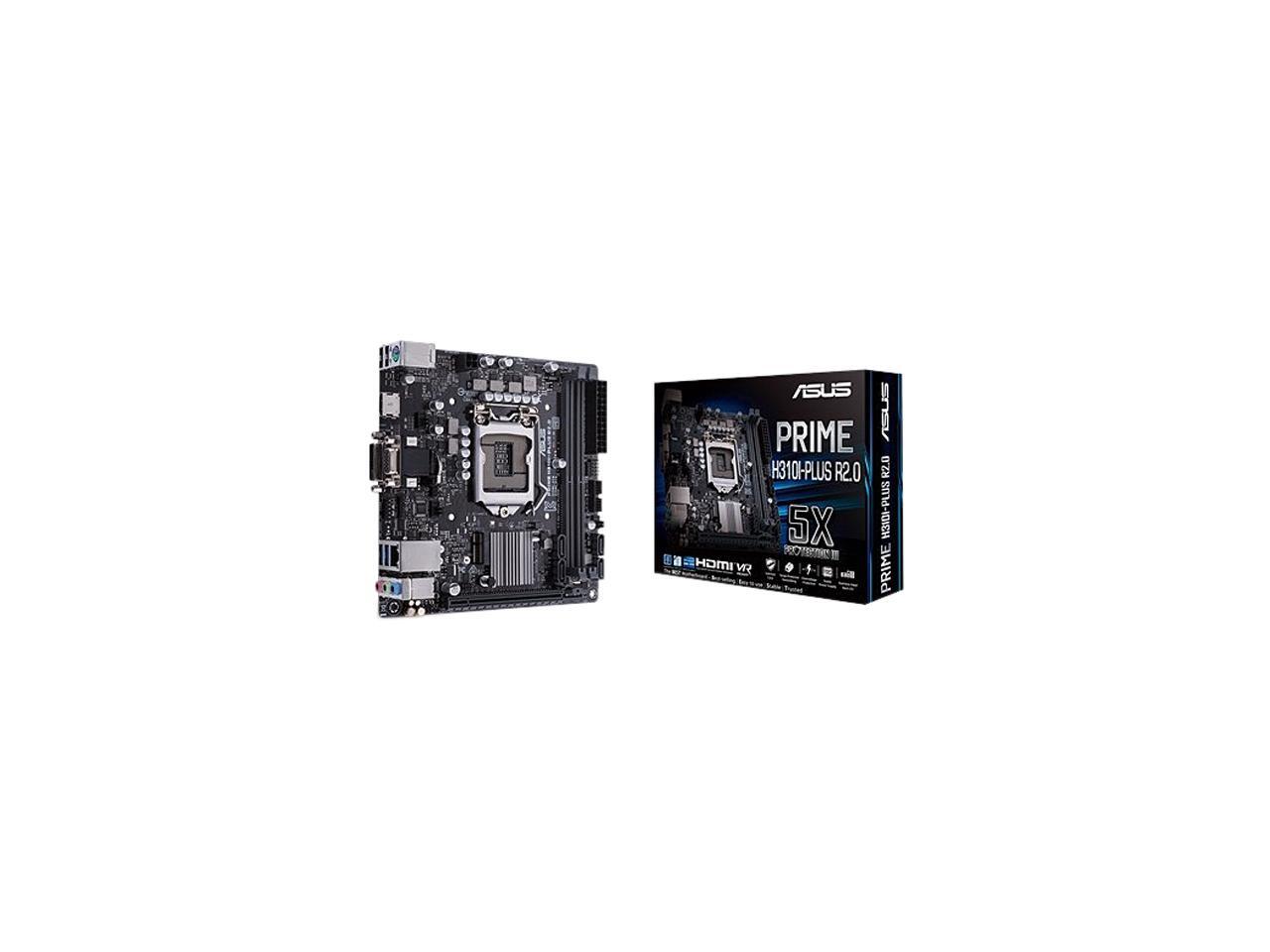ASUS Prime H310I-PLUS R2.0 LGA 1151 (300 Series) Mini ITX Intel ...