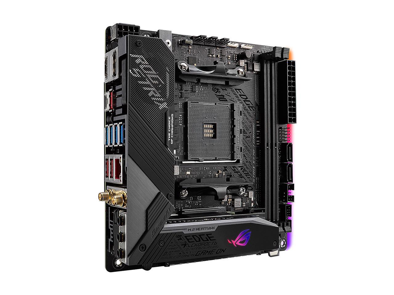 Asus Rog Strix X570 I Gaming Mini Itx Amd Motherboard Newegg Com