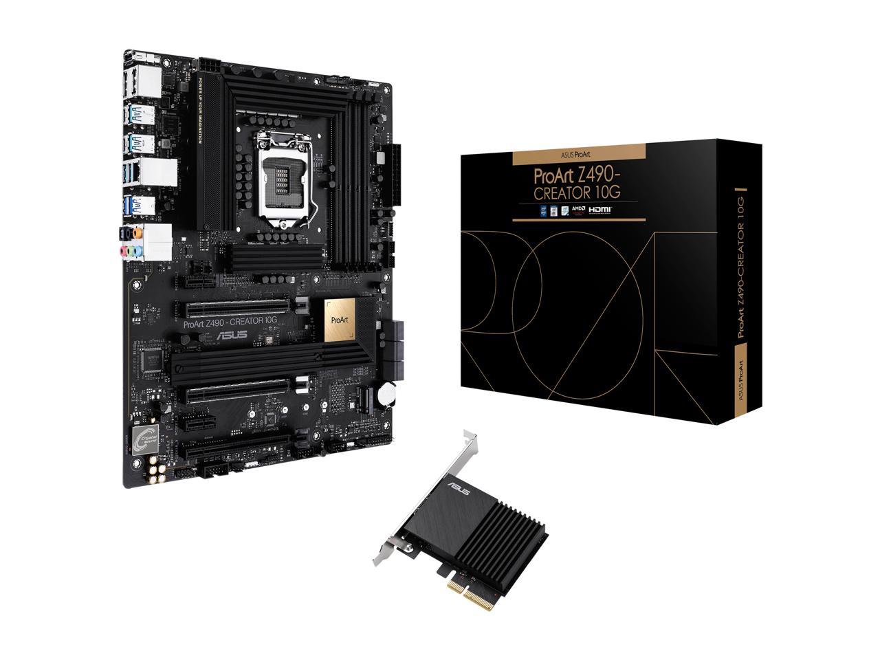 Asus Proart Z490 Creator 10g Lga 1200 Atx Intel Motherboard