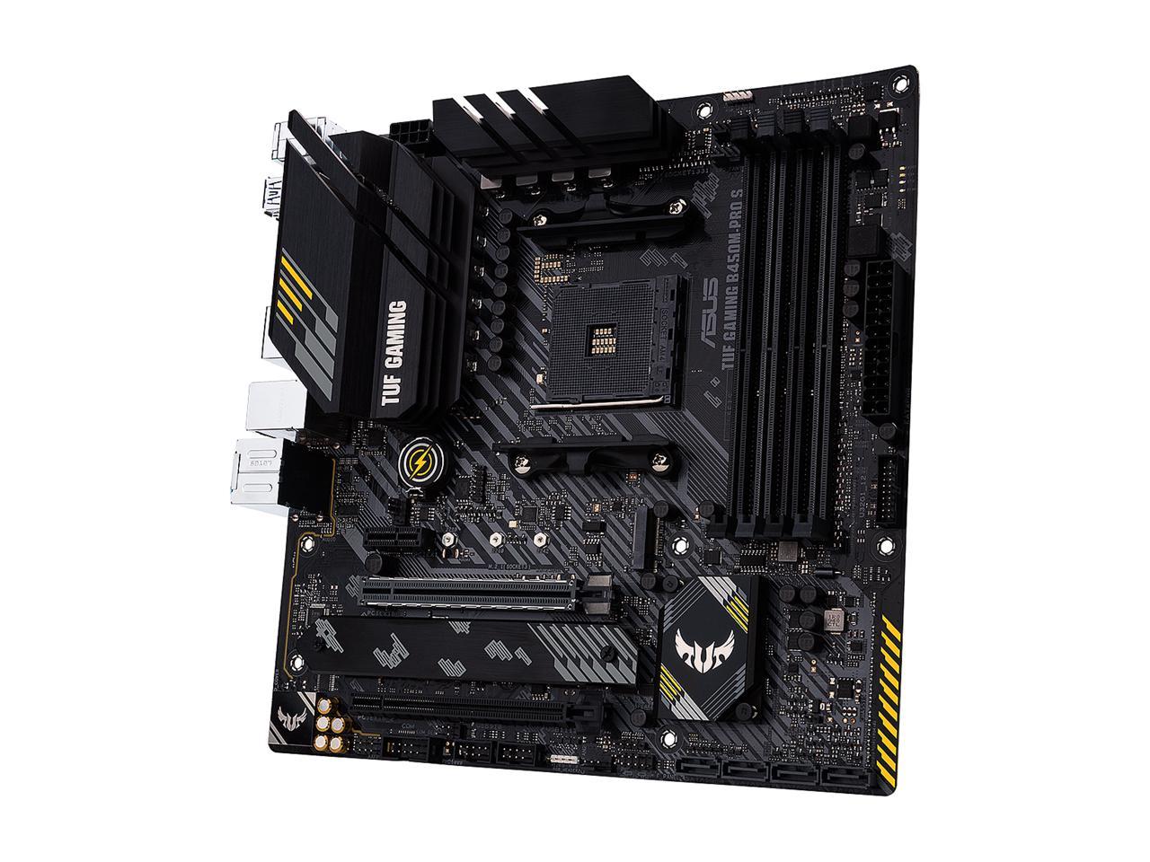 ASUS TUF GAMING B450M-PRO S AM4 Micro ATX AMD Motherboard - Newegg.com