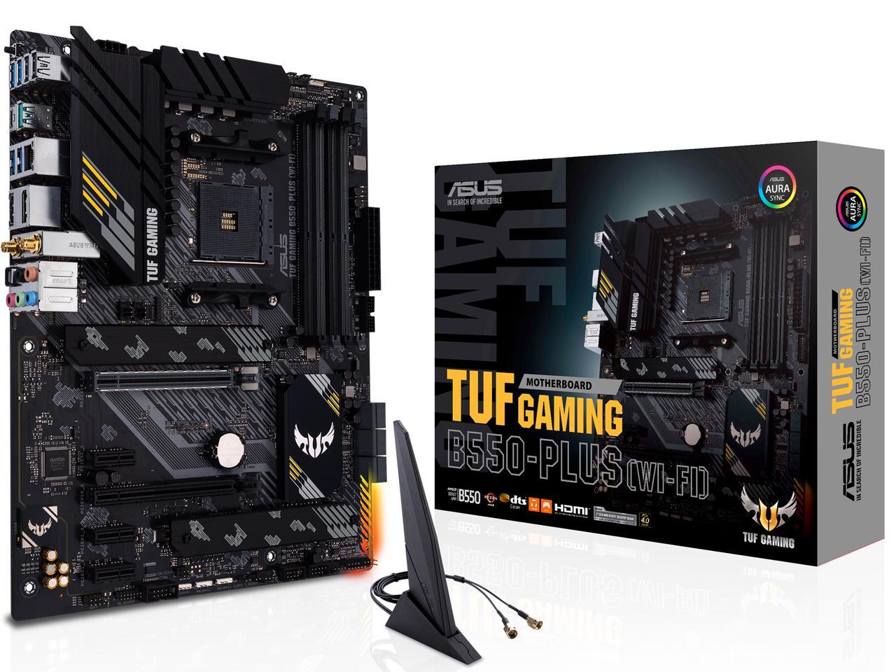 ASUS TUF GAMING B550-PLUS (WI-FI) AM4 ATX AMD Motherboard - Newegg.com