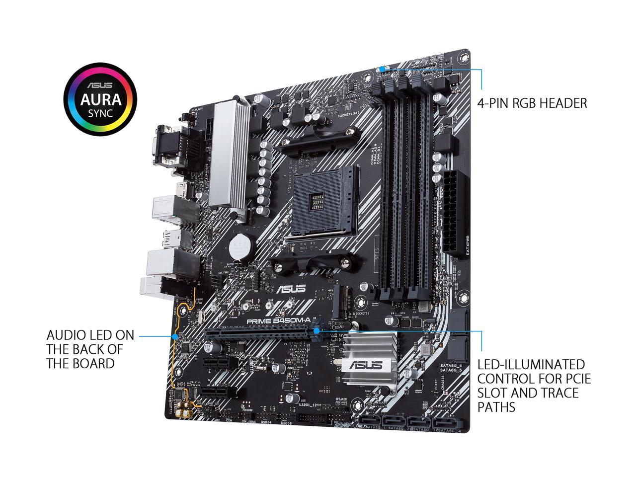 Asus prime b450m a настройка биос