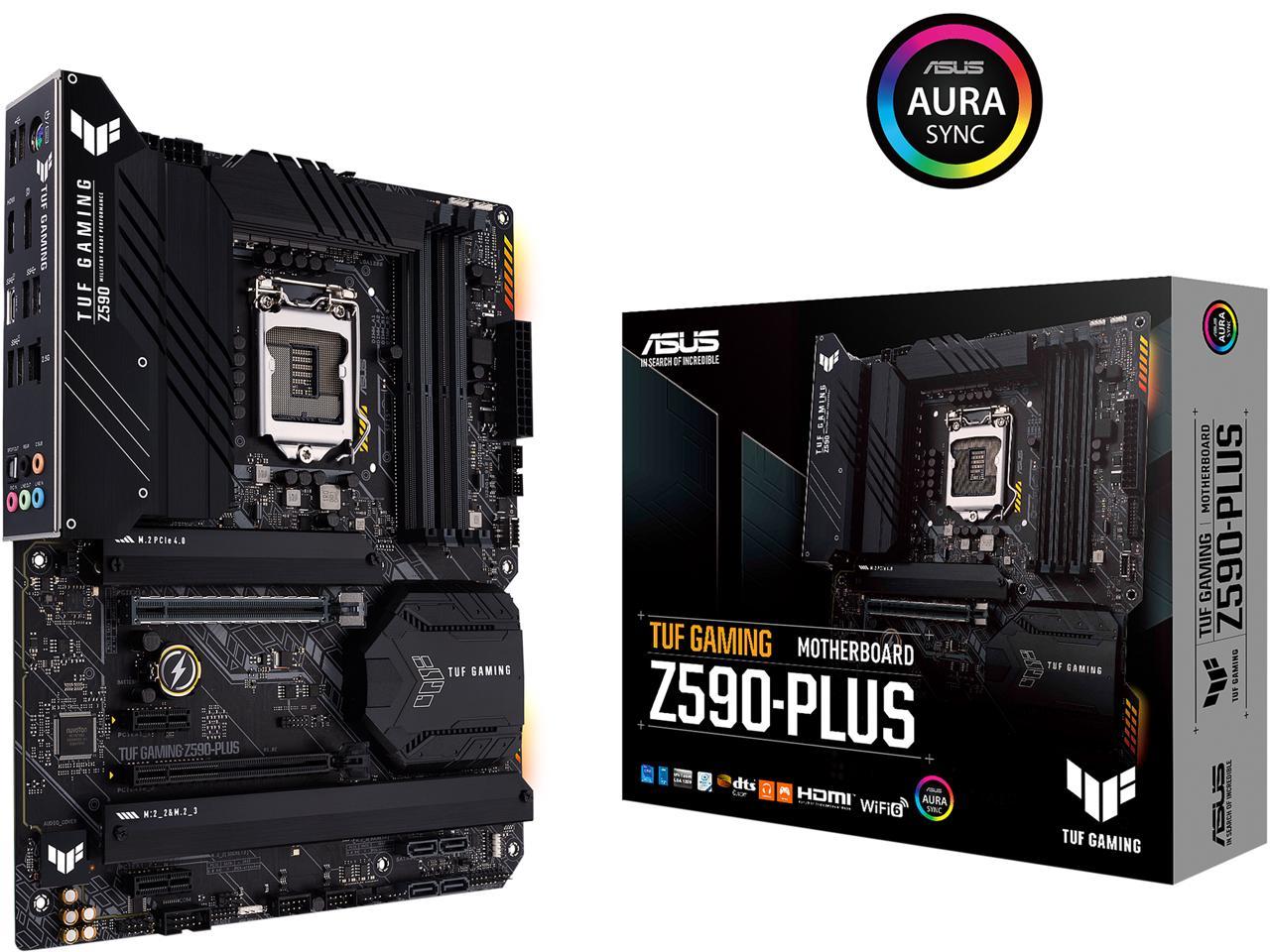 ASUS TUF GAMING Z590-PLUS LGA 1200 ATX Intel Motherboard - Newegg.com