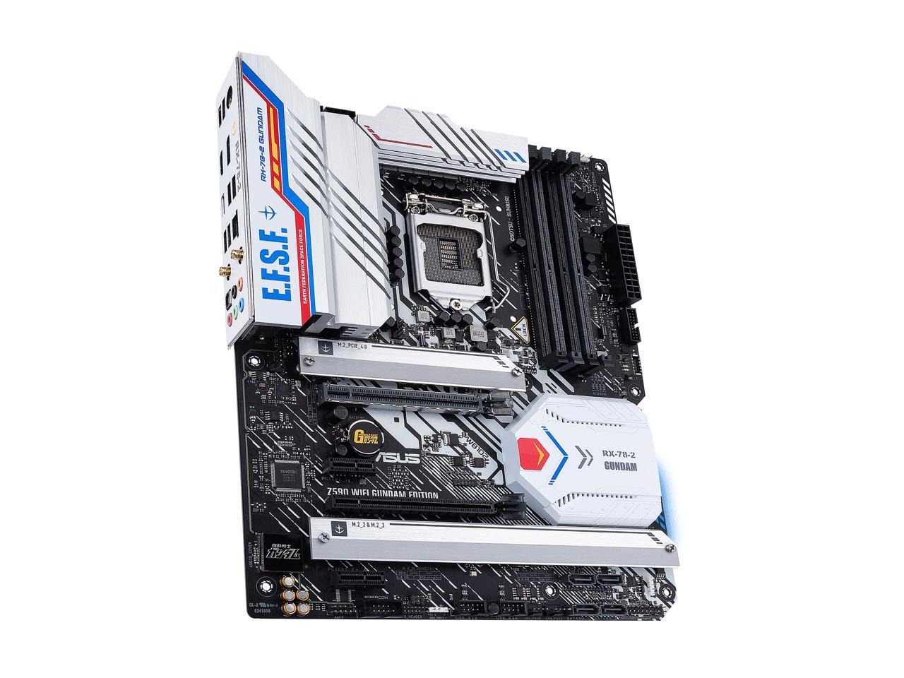 ASUS Z590 WIFI GUNDAM EDITION LGA 1200 ATX Intel Motherboard
