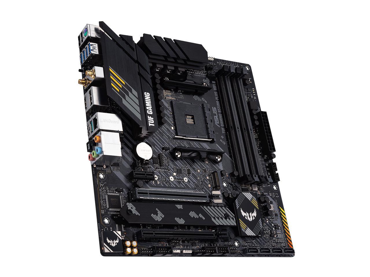 Asus Tuf Gaming B550m Plus Wifi Ii Am4 Micro Atx Amd Motherboard Neweggca 3922