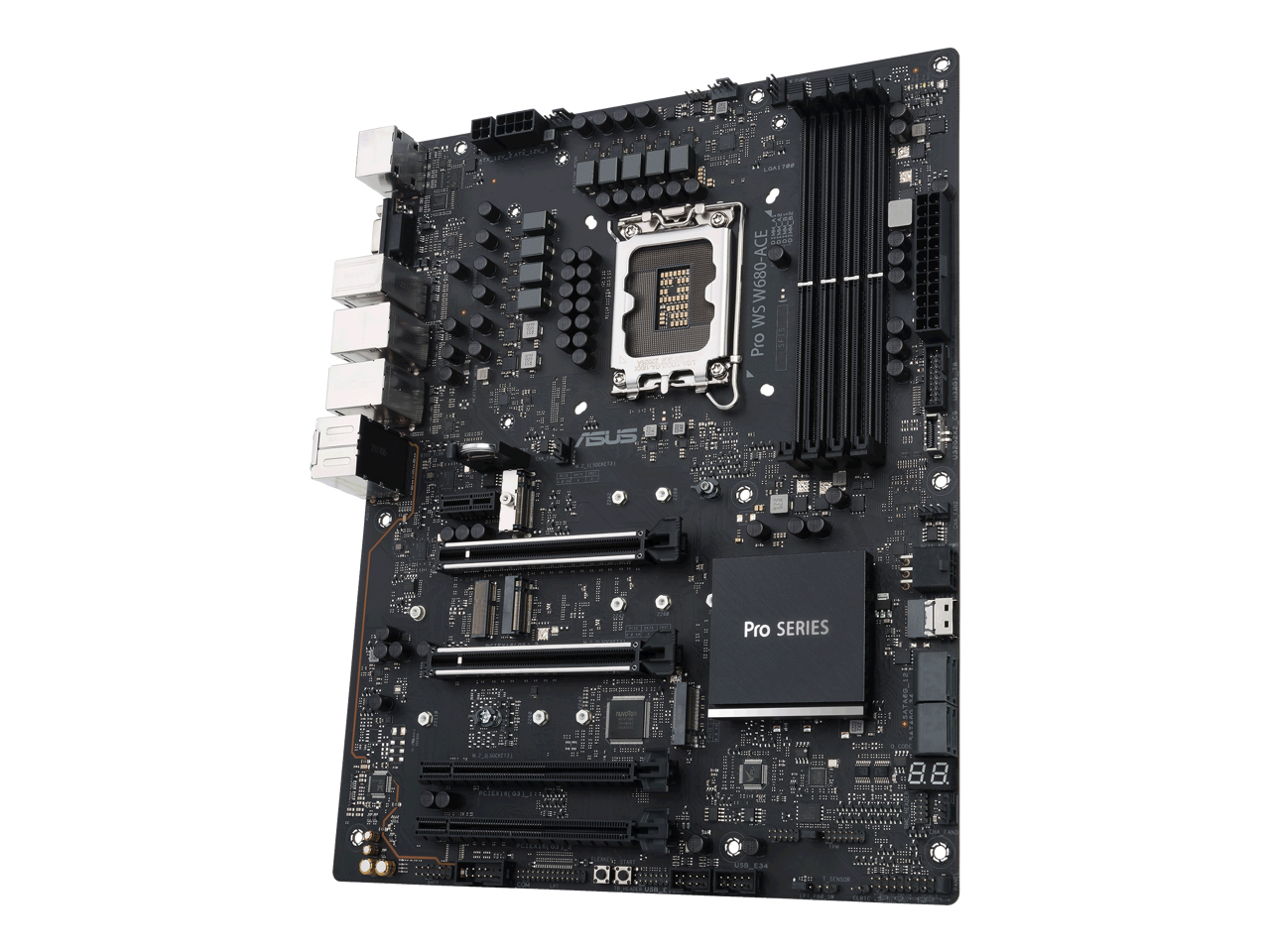 Pro WS W680-ACE Intel W680 LGA 1700 ATX workstation motherboard, dual ...