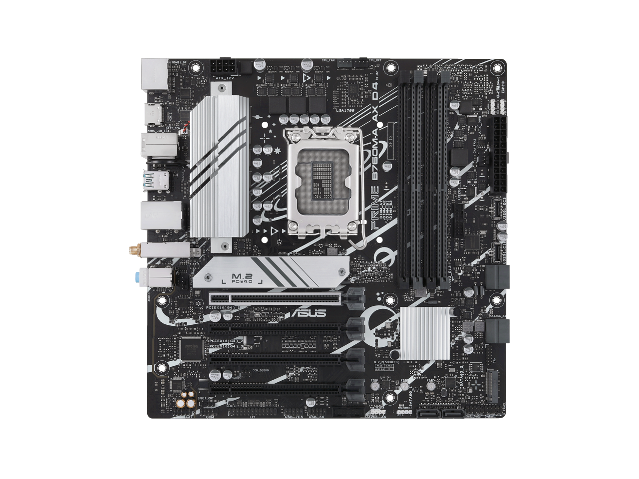 Asus Prime B760m A Ax D4 Intel B760 Lga 170013th And 12th Gen Matx Motherboard Pcie 40 2583