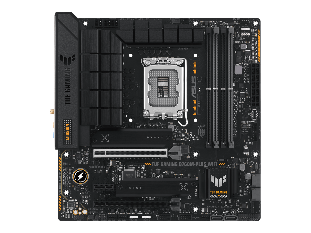 ASUS TUF GAMING B760MPLUS WIFI Intel B760 (13th and 12th Gen) LGA 1700