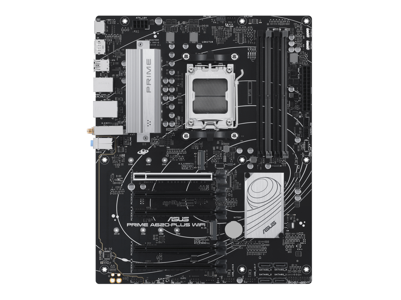 ASUS PRIME A620PLUS WIFI Socket AM5 (LGA 1718) Ryzen 7000 gaming