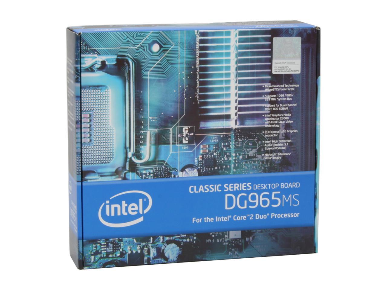 Intel Boxdg965msck Lga 775 Micro Btx Intel Motherboard