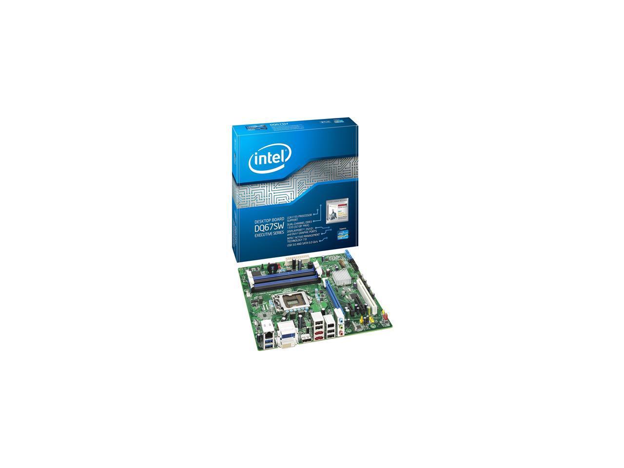 Intel Executive DQ67SW Desktop Motherboard - Intel Q67 Express Chipset ...