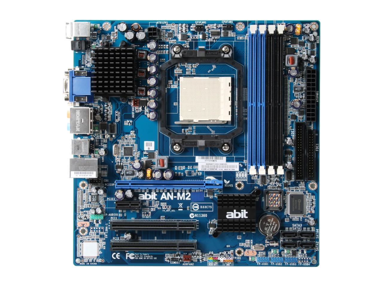 ABIT AN-M2 nView AM2 Micro ATX AMD Motherboard - Newegg.com
