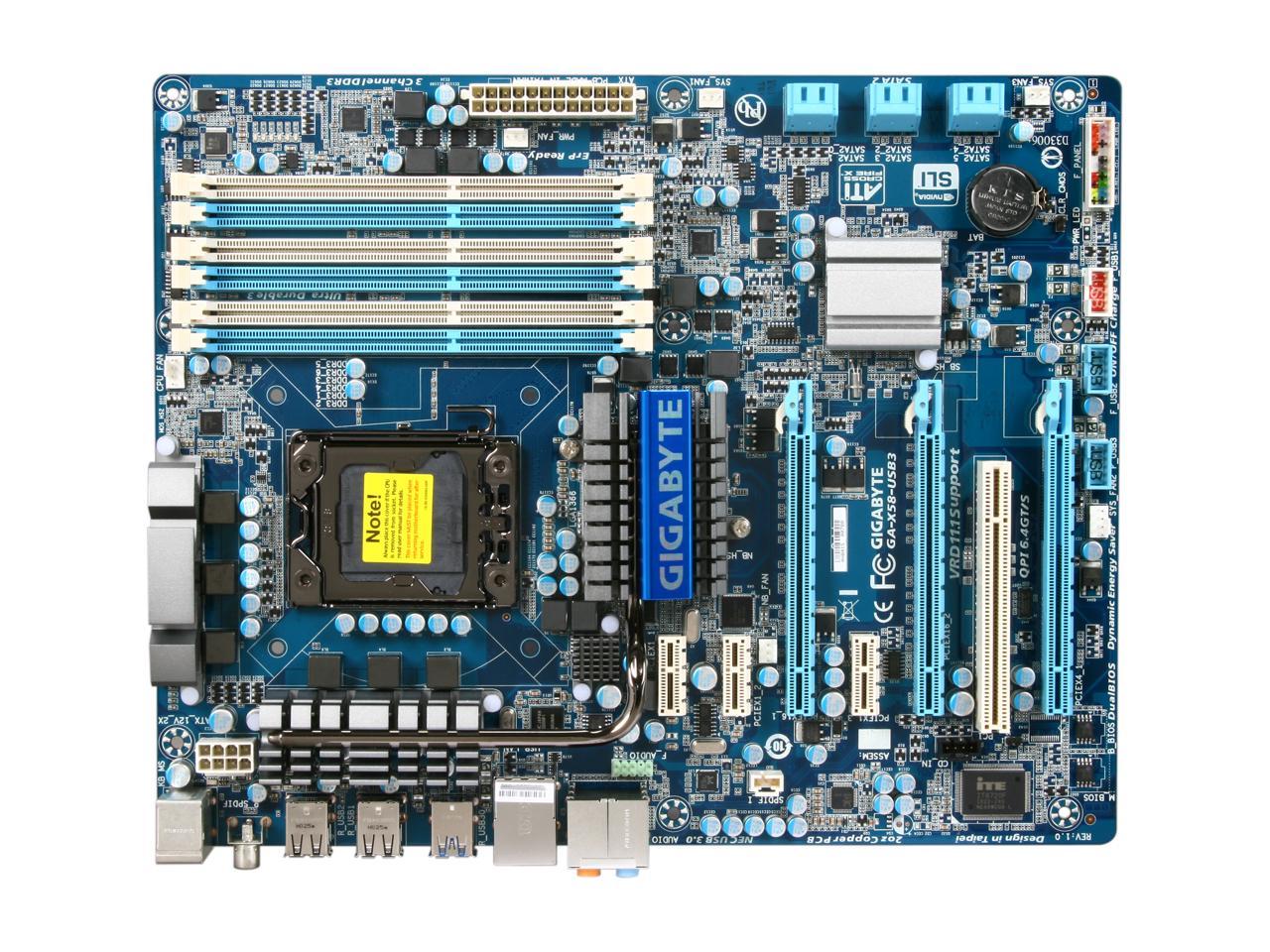 Gigabyte ga x58 usb3 не запускается