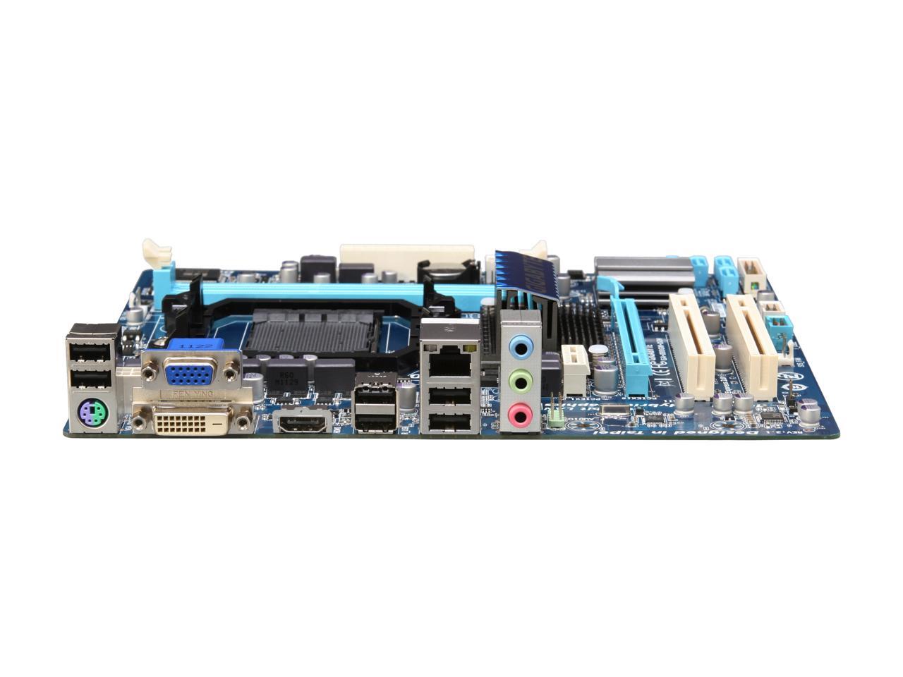 GIGABYTE GA-880GM-D2H (REV. 3.1) AM3+ Micro ATX AMD Motherboard ...