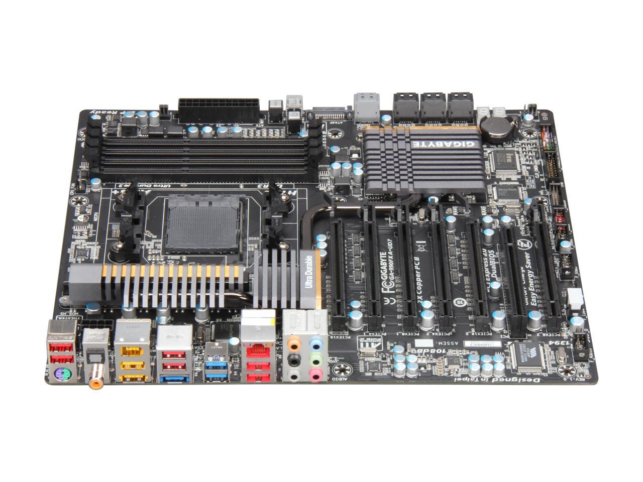 GIGABYTE GA-990FXA-UD7 AM3+ Extended ATX AMD Motherboard - Newegg.com