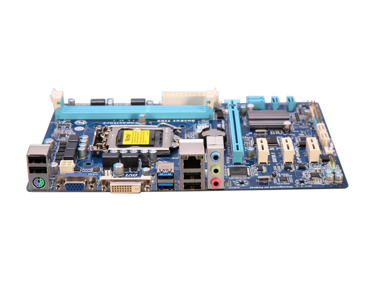 GIGABYTE GA-H61MA-D3V LGA 1155 Micro ATX Intel Motherboard - Newegg.com