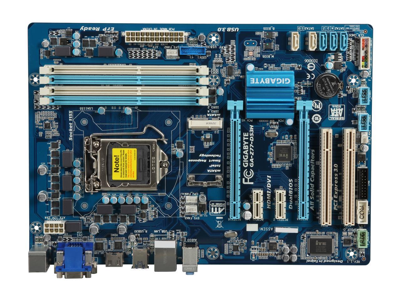 Gigabyte ga z77 d3h разгон процессора